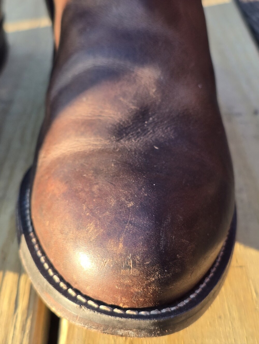Justin, Mens Western Roper Boots, Brown Leather, Concert, Festival Sz 11 EE - Picture 3 of 12